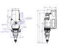 Cabezal de corte láser robótico 3D, de 3 kW