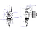 Cabezal de corte láser robótico 3D, de 3 kW
