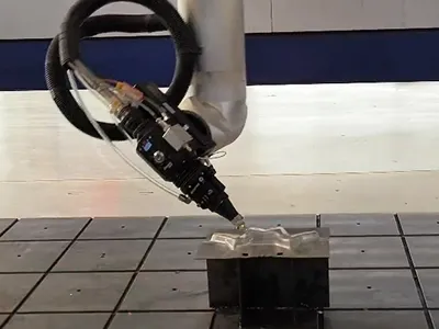 Cabezal de corte láser robótico 3D, de 3 kW