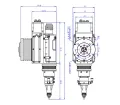 Cabezal de corte láser robótico 3D, de 4 kW